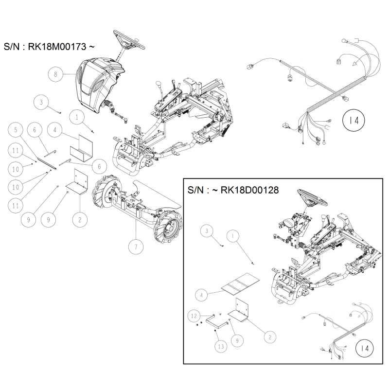 ORIGINAL OREC O0348-20800 Battery Adjustment Bolt