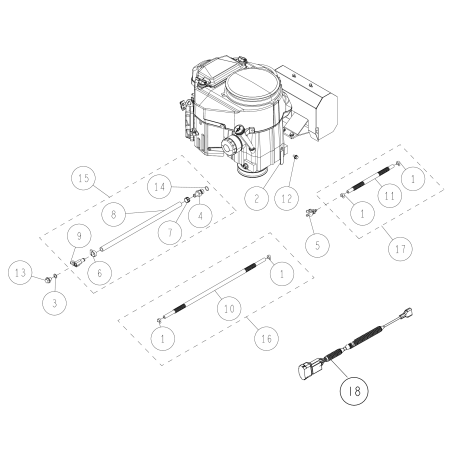 Tuyau de carburant et collier OREC 600L O0322-72400 D'ORIGINE | Newgardenstore.eu
