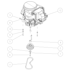 Polea de motor ORIGINAL OREC O0322-42100