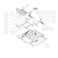 Brazo de enlace delantero L CMP O0255-50800 ORIGINAL OREC | Newgardenstore.eu
