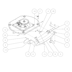 Protector de pie (delantero derecho) O0259-53100 ORIGINAL OREC