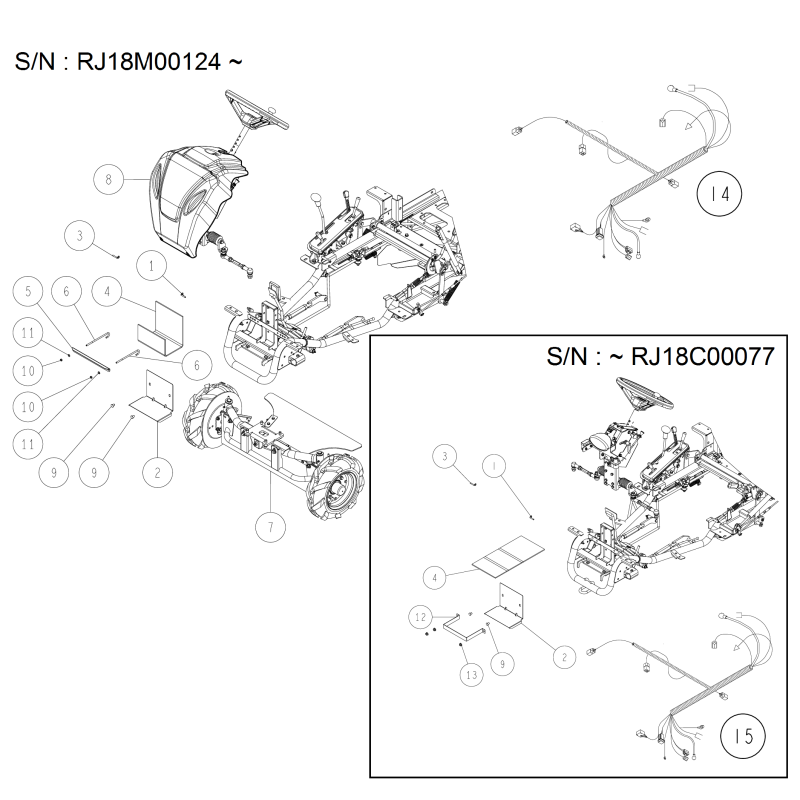 Wiring Harness (RM952/K) O0346-70200 ORIGINAL OREC