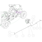 Tige de pédale de changement de vitesse ORIGINALE OREC O0244-13900