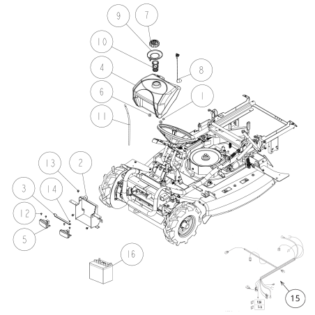 Batteria 12V CRFG22603 ORIGINALE OREC | Newgardenstore.eu