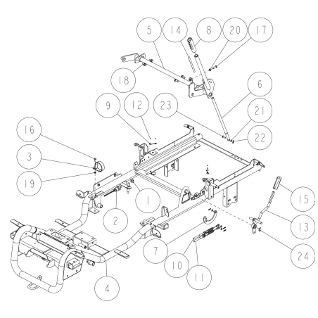 Albero di regolazione su/giù CMP O0227-82400 ORIGINALE OREC | Newgardenstore.eu