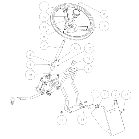 Arbre de direction supérieur ORIGINAL CMP O0227-10400 ORIGINAL OREC | Newgardenstore.eu