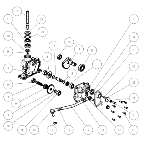 2nd Shaft 12T O0227-36500 ORIGINAL OREC | Newgardenstore.eu
