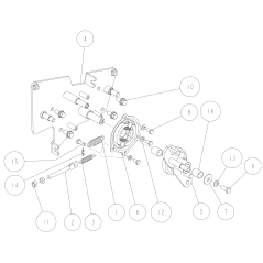 CMP Gearbox Bracket (RM980F) O0227-11400 ORIGINAL OREC | Newgardenstore.eu