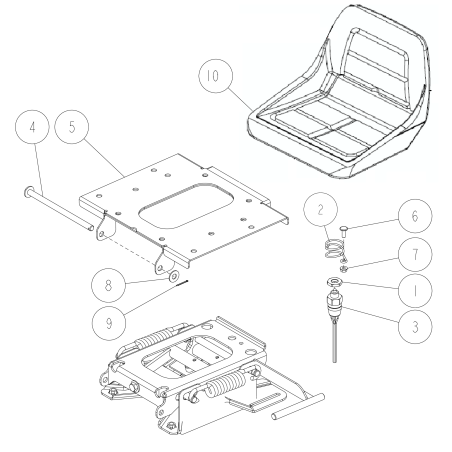 Ricevitore sedile CMP (4WD Tel) O0292-80600 ORIGINALE OREC | Newgardenstore.eu