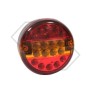 12/24 Volt LED tail light for agricultural tractor