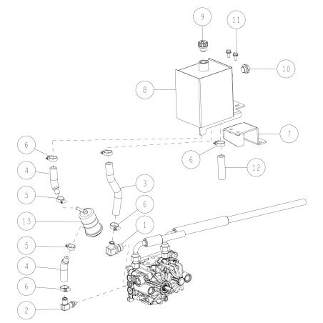 Bouchon de remplissage d'huile OREC HST (KRM-ABG2-FW) O0347-01300 AUTHENTIQUE | Newgardenstore.eu
