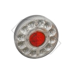 LED rear light with reflector 12 24 Volt for agricultural tractor | Newgardenstore.eu