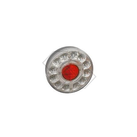 LED rear light with reflector 12 24 Volt for agricultural tractor | Newgardenstore.eu