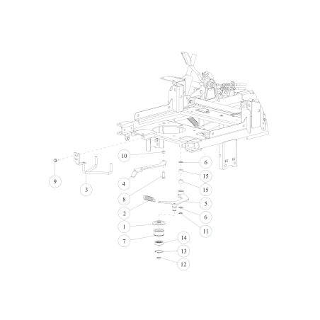 CMP Drive Tension Arm (Metallic Gray) O0347-4110H ORIGINAL OREC | Newgardenstore.eu