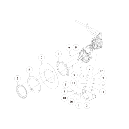 Vorderachsabdeckung (R) CMP (Metallicgrau) O0227-3060H ORIGINAL OREC | Newgardenstore.eu