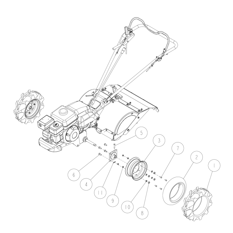 Boss de roue O80-1260-414-00 ORIGINAL OREC
