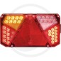 LED combination rear light left, with 12/24 Volt rear fog light