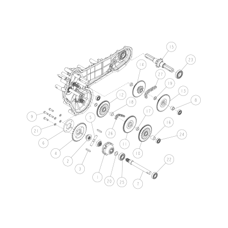 Zweiter Schacht 9TSP-50T O0031-01100 ORIGINAL OREC | Newgardenstore.eu