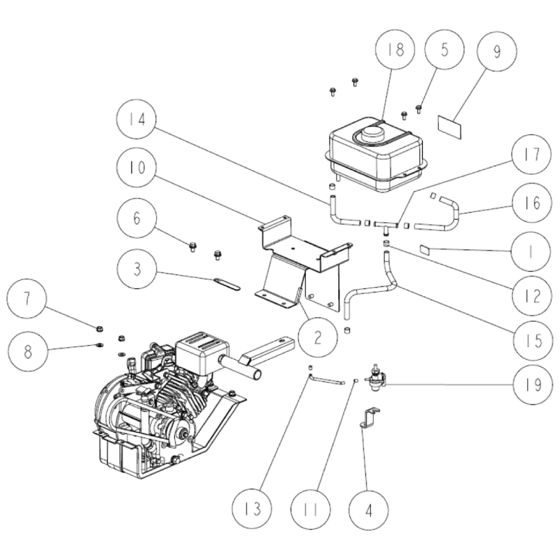 Accesorio para tanque de combustible ORIGINAL OREC O0914-50400
