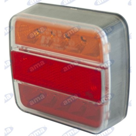 Tail light right or left led 104x97x35mm tractor operating machine 12-24V E4 | Newgardenstore.eu