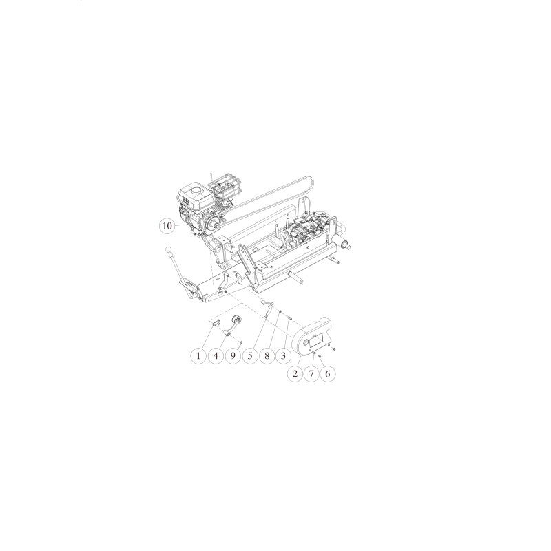 CMP Drive Tension Arm (White) O0915-54201 ORIGINAL OREC