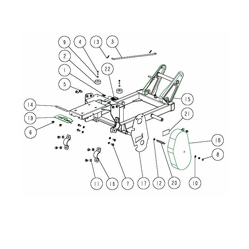Vis de réglage du couvercle de courroie OREG ORIGINAL O0919-40510 B