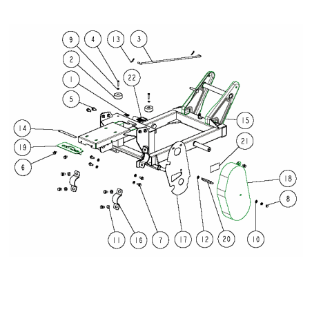Vis de réglage du couvercle de courroie OREG ORIGINAL O0919-40510 B | Newgardenstore.eu