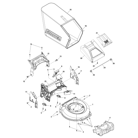 RESORTE DE TORSIÓN, DERECHO ZS704735 ORIGINAL SNAPPER | Newgardenstore.eu