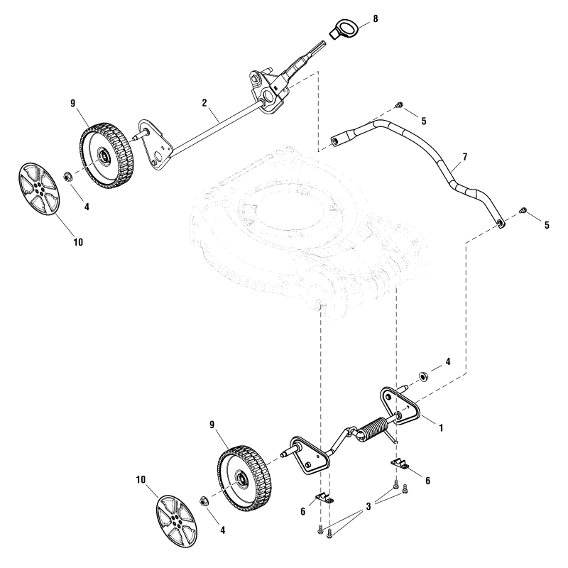 ASSALE, Anteriore ZS704826 ORIGINALE SNAPPER