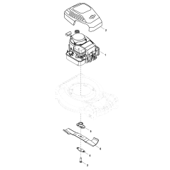 NORMAL BLADE NX50 NX60 NX80 NX-50 NX-60 NX-80 ZS704726 ORIGINAL SNAPPER