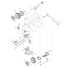 AXLE, Rear ZS704820 ORIGINAL SNAPPER | Newgardenstore.eu