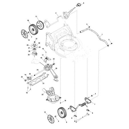 TRASMISSIONE ZS704817 ORIGINALE SNAPPER | Newgardenstore.eu
