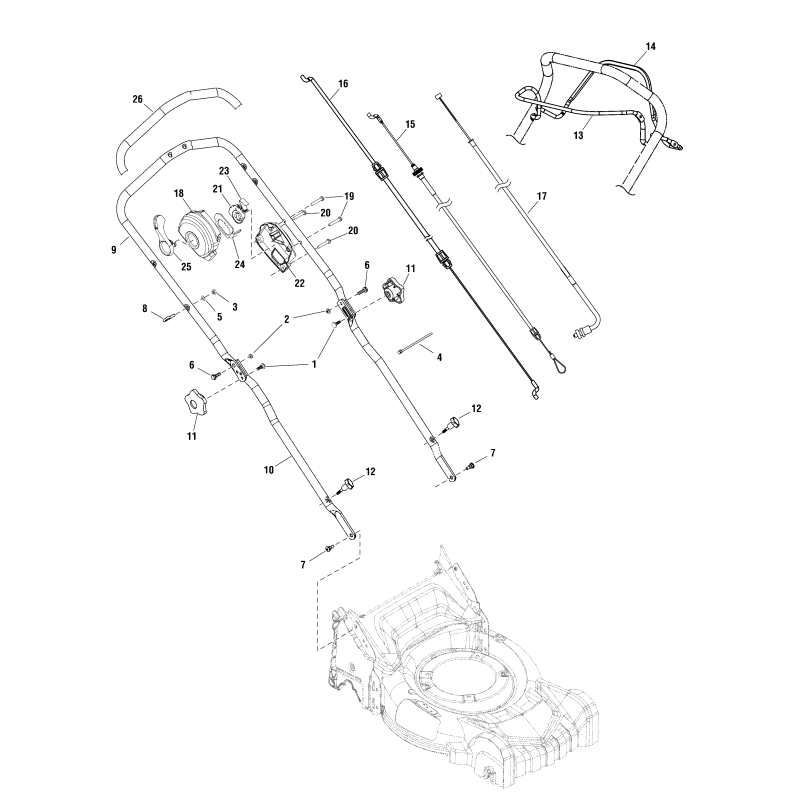 TORNILLO, 184-15 x 3/4 ZS704788 ORIGINAL SNAPPER