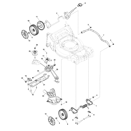 TUBO ORIGINAL SNAPPER ZS704707 | Newgardenstore.eu