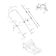 POIGNÉE, partie inférieure ZS705712 ORIGINAL SNAPPER | Newgardenstore.eu