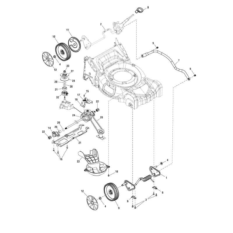 TRASMISSIONE ZS706870 ORIGINALE SNAPPER