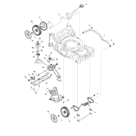 TRANSMISSION ORIGINALE SNAPPER ZS706870 | Newgardenstore.eu