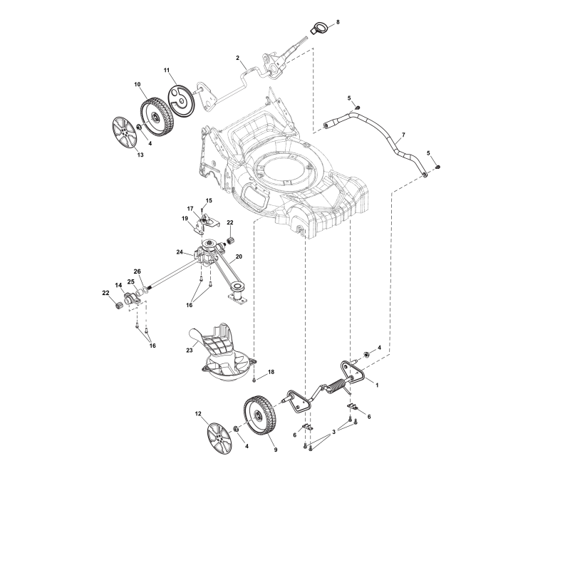 Bouton noir ZS703648 ORIGINAL SNAPPER