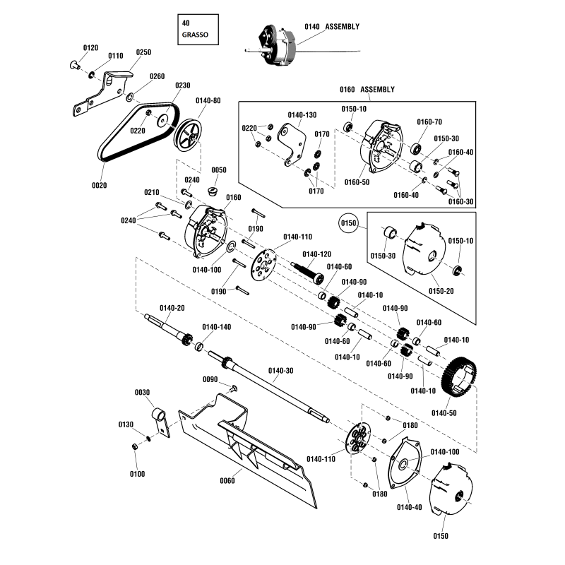 ASSEMBLY, Long Axle ZS7050831YP ORIGINAL SNAPPER