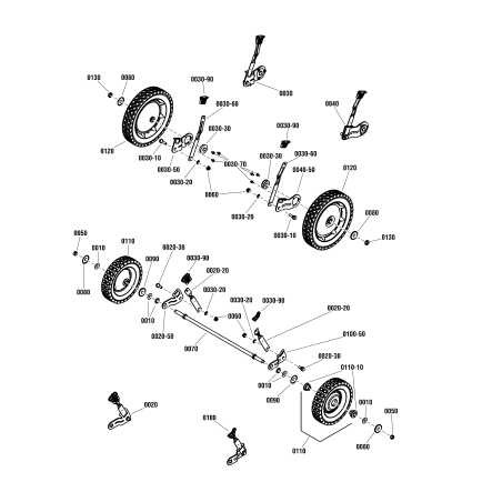 ASMY WHEEL ARM, RR ZS7054246YP ORIGINAL SNAPPER | Newgardenstore.eu