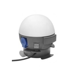 Foco de trabajo Led 20 W 360° con 2 tomas de seguridad tensión 220-240 V | Newgardenstore.eu