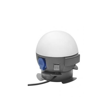 Foco de trabajo Led 20 W 360° con 2 tomas de seguridad tensión 220-240 V | Newgardenstore.eu