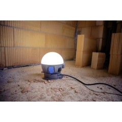 Led work spotlight 20 W 360° with 2 safety sockets voltage 220-240 V | Newgardenstore.eu