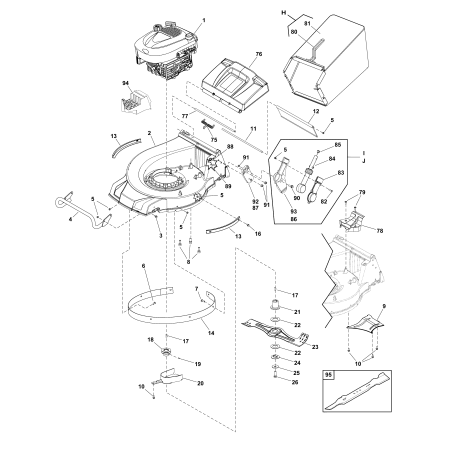 TAPA, Soporte ZS701348YP ORIGINAL SNAPPER | Newgardenstore.eu