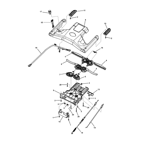 Clip mit Mutter Nr. 10-24 . E85268 ZS1960593 Original Snapper | Newgardenstore.eu