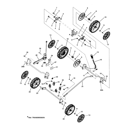 TUERCA, hexagonal, brida Whizlock, 5/16-18 ZS1931277 ORIGINAL SNAPPER | Newgardenstore.eu