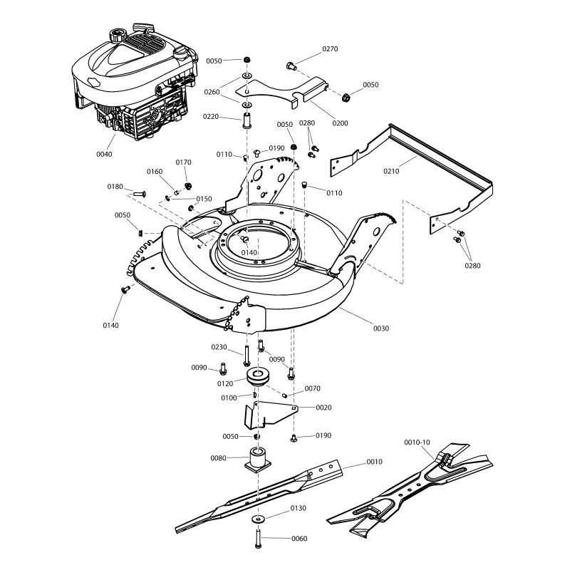 LAMA, 21" AIR LIFT ZS7019795YP ORIGINALE SNAPPER
