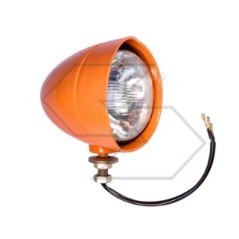 Three-light headlight left for agricultural tractor Ø 140 mm | Newgardenstore.eu