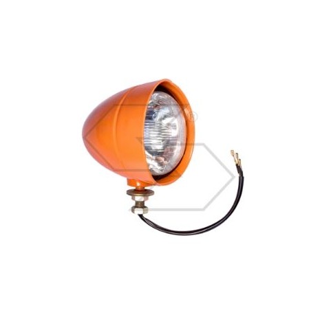 Three-light headlight left for agricultural tractor Ø 140 mm | Newgardenstore.eu