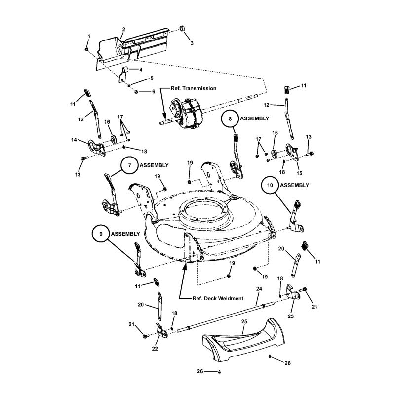 BRAZO, Rueda, Trasero Izquierdo ZS7032723 ORIGINAL SNAPPER